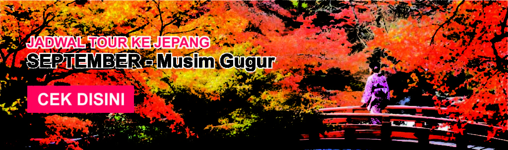 Paket Tour Ke Jepang 3 Hari 2 Malam September Musim Gugur Autumn