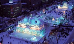Paket wisata tour ke Jepang Sapporo Snow Festival Hokkaido