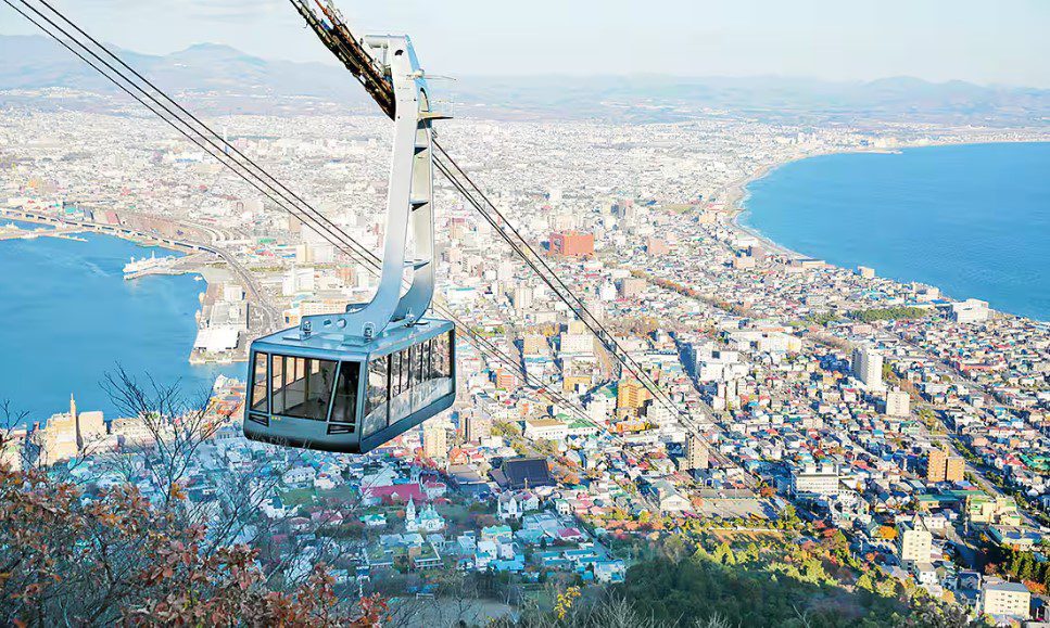 Mt. Hakodate Ropeway Jepang, Foto ana.co.jp